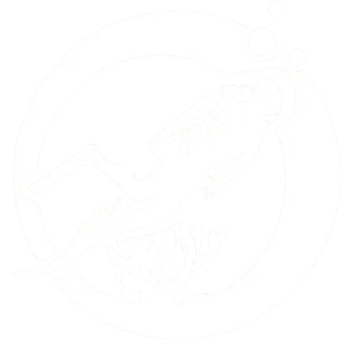 TDB SCUBA EQUIPMENT SHOP LOGO