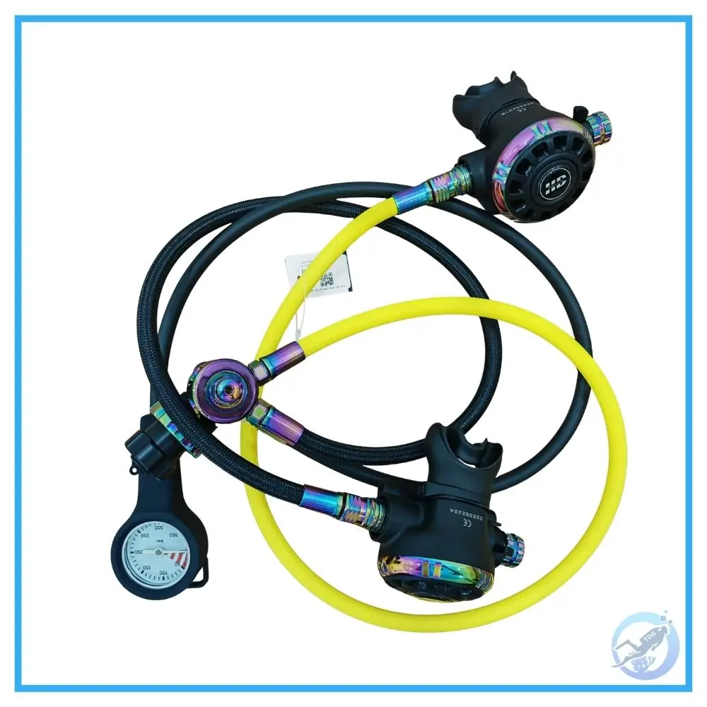 HOTDIVE Regulator Set ST4G-DIN (Rainbow)