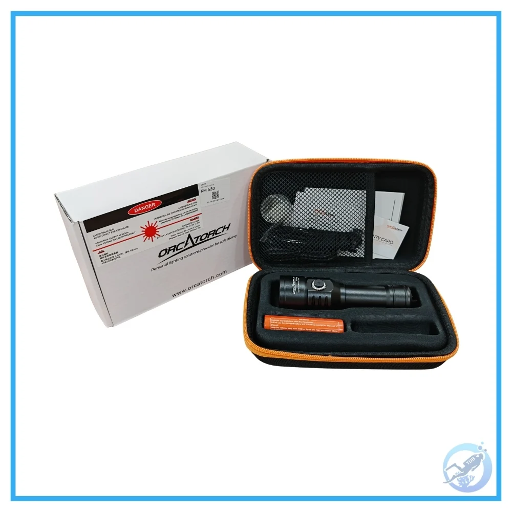 ORCATORCH D570-GL Scuba Torch Light with Green Laser