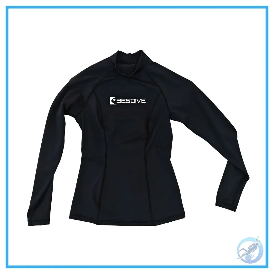BESTDIVE Rashguard Female FSF001 (Black)