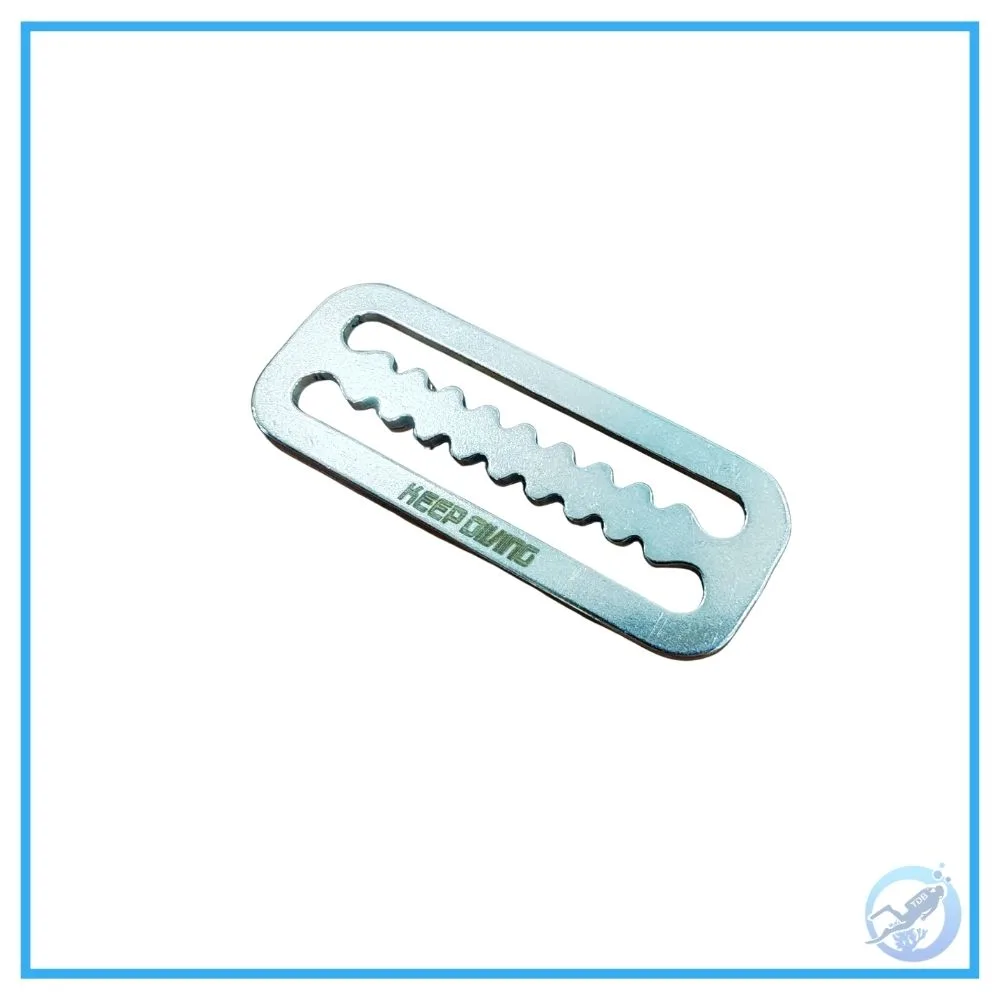 KEEPDIVING Toothed Buckle SSA-RK02 (Silver)