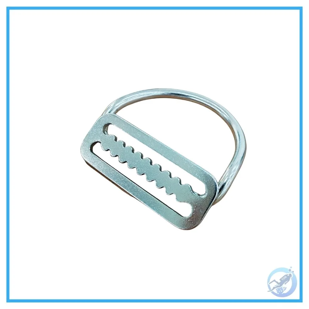 KEEPDIVING D-Ring Welding Buckle SSA-RK02D (Silver)