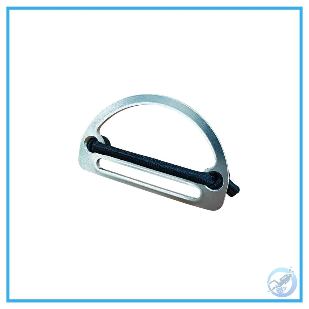 KEEPDIVING Moveable D-Ring SSA-RK06D (Silver)