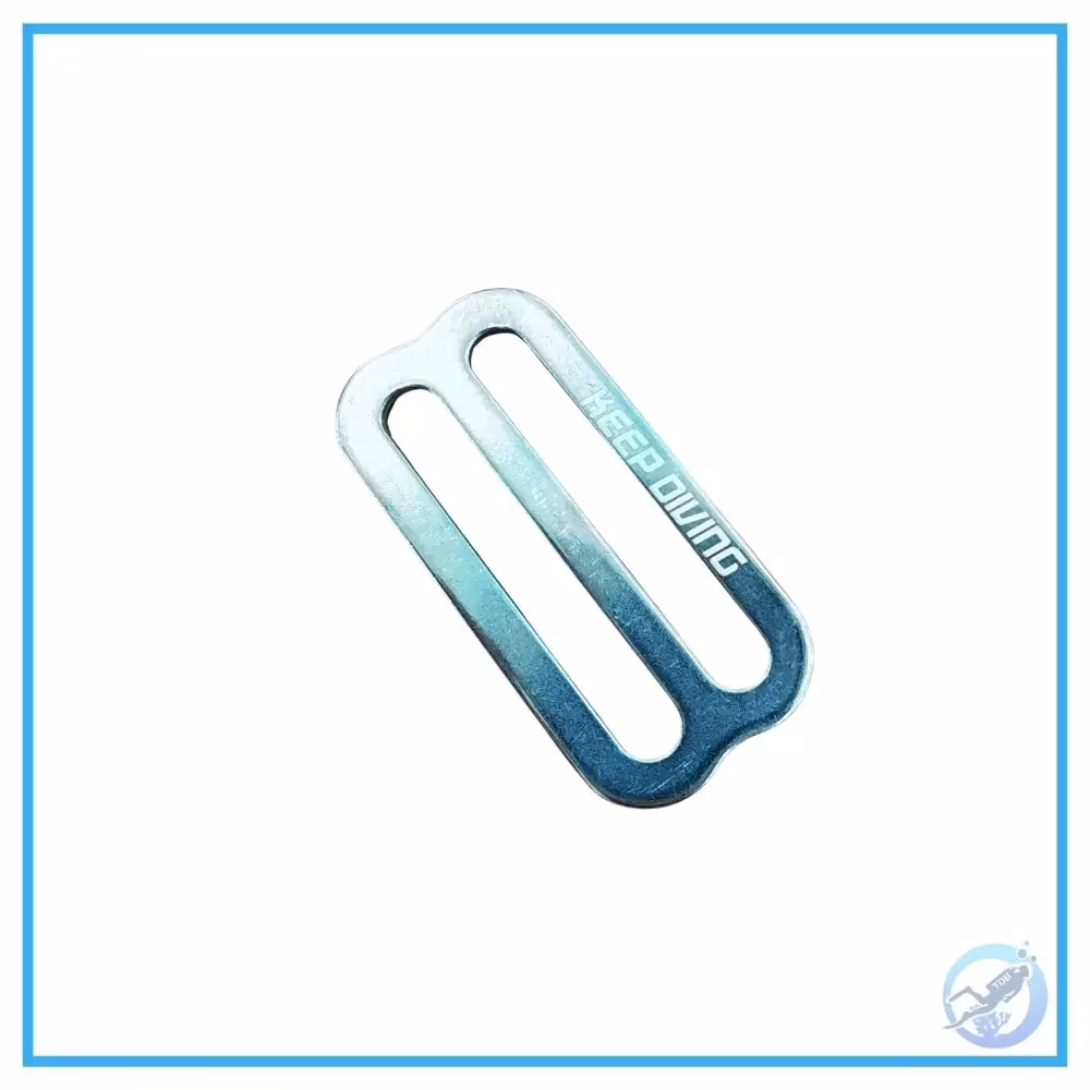 KEEPDIVING Stainless Steel 8 Buckle SSA-RK09 (Silver)
