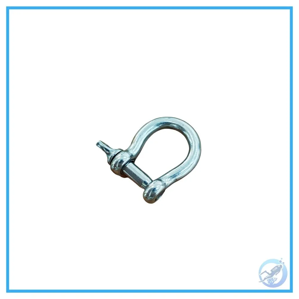 KEEPDIVING Stainless Steel Bow Buckle Anchor Shackle SSA-016 (Silver)